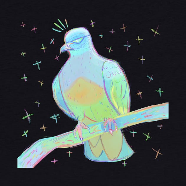 Rad Pigeon by JessaCreation